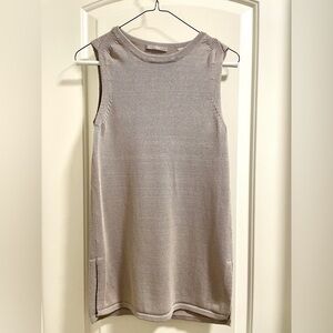 TART light gray knit tunic - small